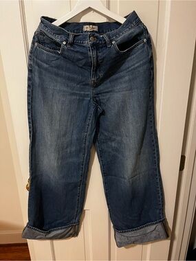 Madewell Women's Blue High-Rise Straight Jeans